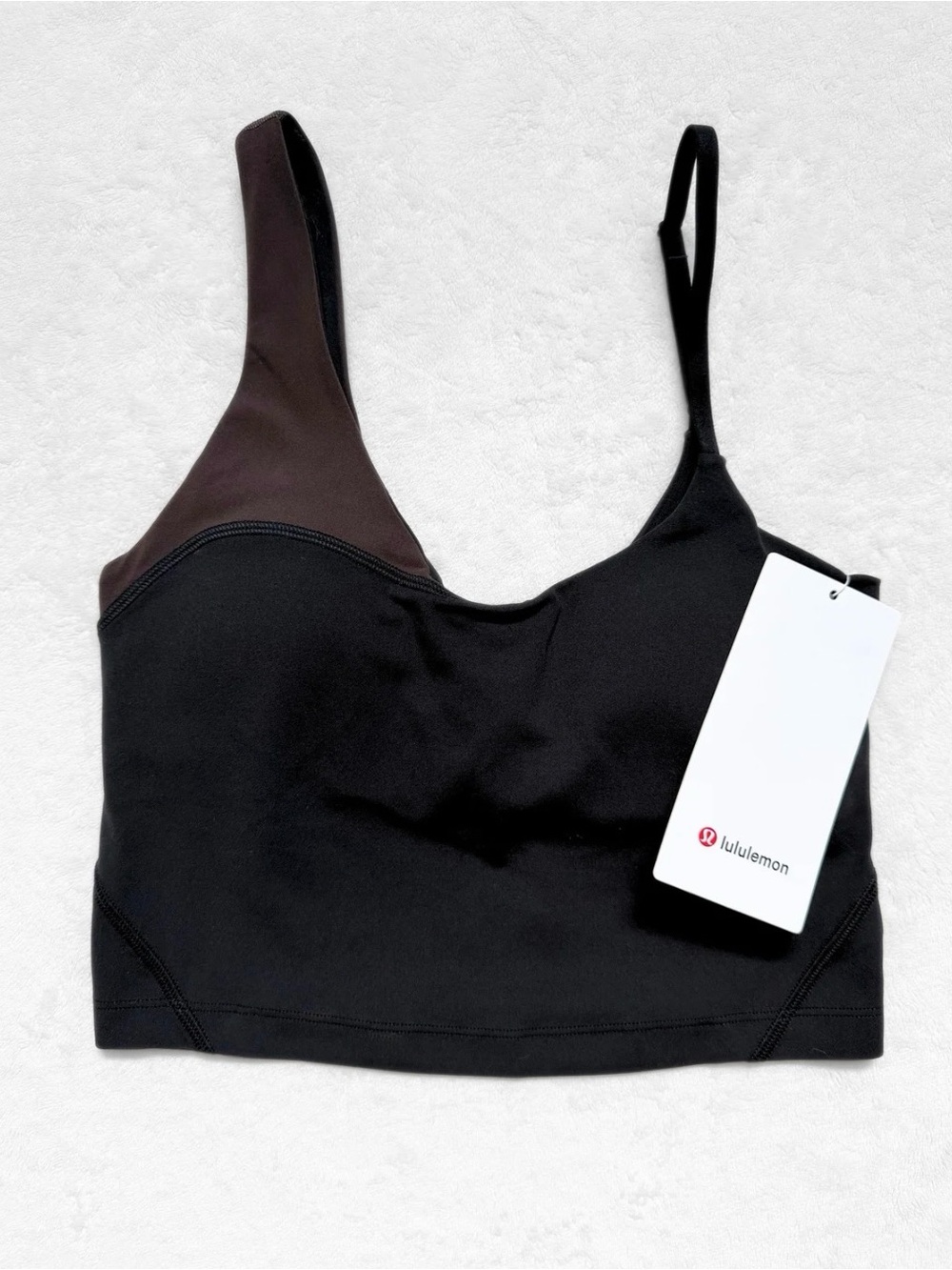 NWT Lululemon Align Thin Strap Tank Yoga Day – Black/Espresso – Size 4 (A/B)